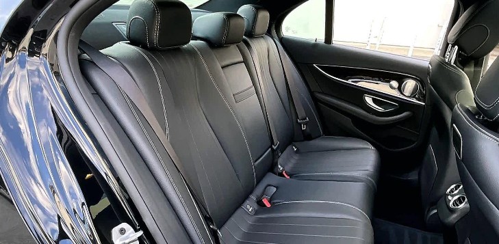 Mercedes E300 rear seats